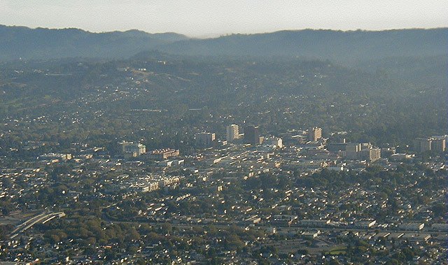 Aerial view of San Mateo